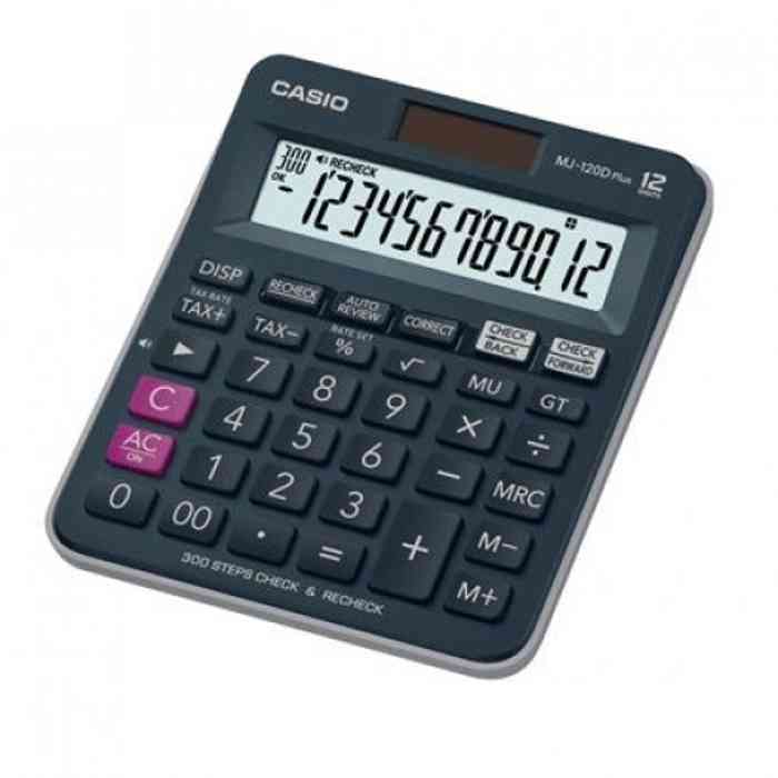Casio MJ-120D Plus-BK Desktop Calculator